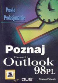 Poznaj Outlook 98PL - okładka książki