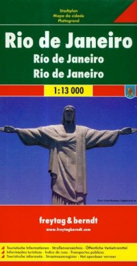 Rio De Janeiro city map - okładka książki