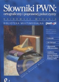 Słowniki PWN ortograficzny i poprawnej - okładka książki