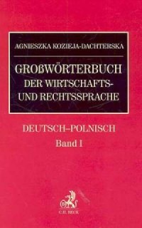 Grossworterbuch der Wirtschafts- - okładka książki