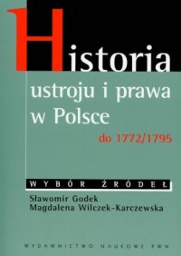 Historia ustroju i prawa w Polsce - okładka książki