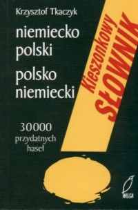 Kieszonkowy słownik niemiecko-polski, - okładka książki