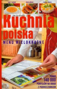 Kuchnia polska. Menu wielokrotne - okładka książki