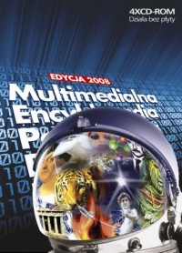 Powszechna encyklopedia multimedialna - okładka książki