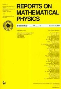 Reports on Mathematical Physics - okładka podręcznika