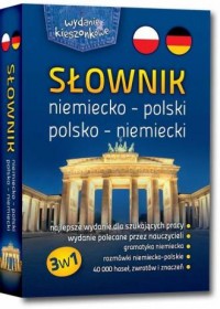 Słownik niemiecko-polski, polsko-niemiecki - okładka książki