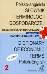 Słownik terminologii gospodarczej - okładka książki