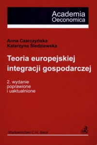 Teoria europejskiej integracji - okładka książki