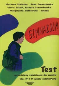 Test. Sprawdziany umiejętności - okładka podręcznika