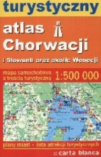 Turystyczny atlas Chorwacji - okładka książki