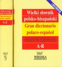 Wielki słownik polsko-hiszpański. - okładka książki