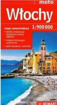 Włochy (mapa samochodowa 1:900 - okładka książki
