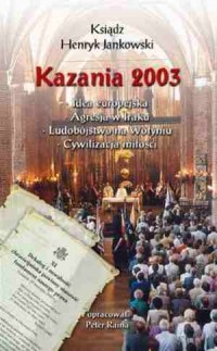 Kazania 2003 - okładka książki