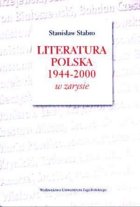Literatura polska 1944-2000 w zarysie - okładka książki