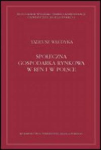 Model społecznej gospodarki rynkowej - okładka książki