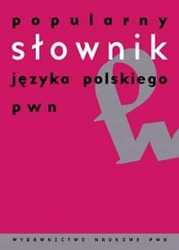 Popularny słownik języka polskiego - okładka książki