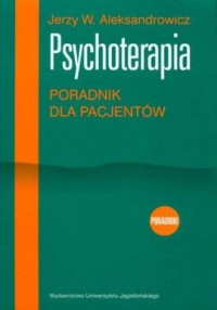 Psychoterapia. Poradnik dla pacjentów - okładka książki