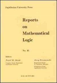 Reports on Mathematical Logic No - okładka książki