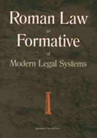 Roman Law as Formative of Modern - okładka książki