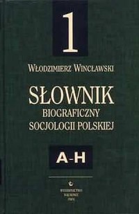 Słownik biograficzny socjologii - okładka książki