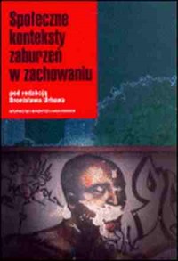 Społeczne konteksty zaburzeń w - okładka książki