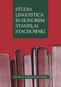 Studia lingiustica in honorem Stanislai - okładka książki