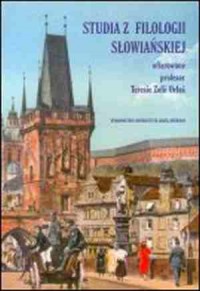 Studia z filologii słowiańskiej - okładka książki