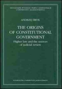 The origins of constitutional government. - okładka książki