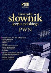 Uniwersalny słownik języka polskiego - okładka książki