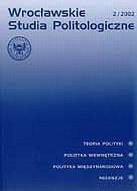 Wrocławskie Studia Politologiczne - okładka książki