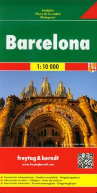 Barcelona plan miasta (skala 1: - okładka książki