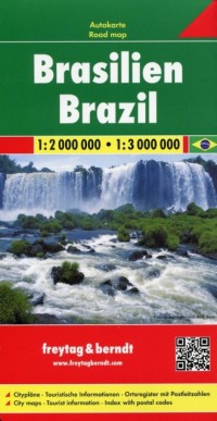 Brasilien mapa (skala 1:2 000 000) - okładka książki