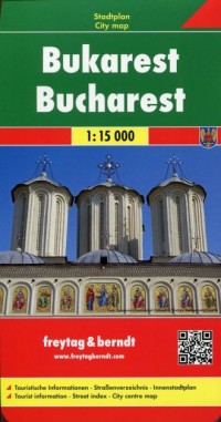 Bukarest mapa (skala 1:15 000) - okładka książki