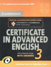 Cambridge Certificate in Advanced - okładka podręcznika