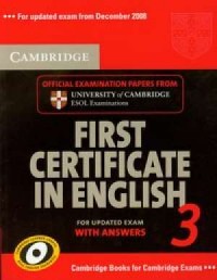 Cambridge First Certificate in - okładka podręcznika