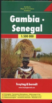 Gambia. Senegal (mapa 1:500 000) - okładka książki