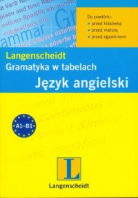 Gramatyka w tabelach. Język angielski - okładka podręcznika