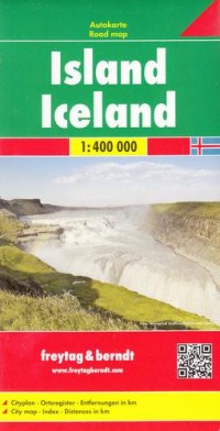 Island mapa (skala 1: 400 000) - okładka książki