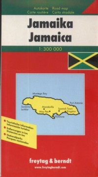 Jamaika. Mapa (w skali 1:300 000) - okładka książki