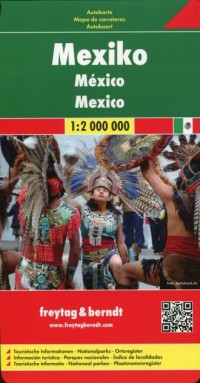 Mexiko mapa (skala 1:2 000 000) - okładka książki