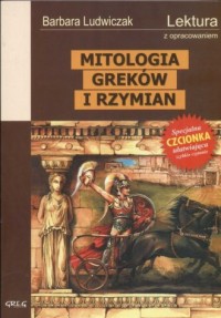 Mitologia Greków i Rzymian. Lektura. - okładka podręcznika