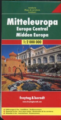 Mitteleuropa. Europa Central (mapa) - okładka książki