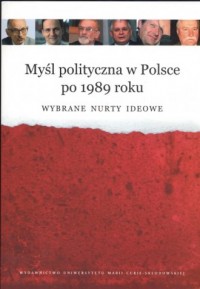 Myśl polityczna w Polsce po 1989 - okładka książki