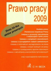 Prawo pracy 2009 - okładka książki