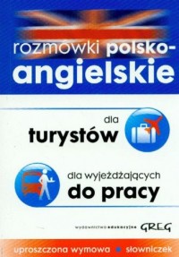 Rozmówki polsko-angielskie dla - okładka podręcznika
