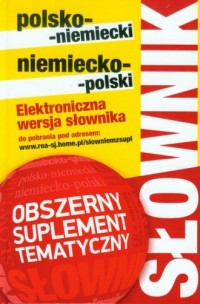 Słownik polsko-niemiecki, niemiecko-polski - okładka książki