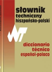 Słownik techniczny hiszpańsko-polski - okładka książki