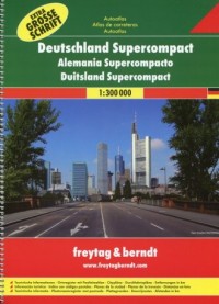 Deutschland Supercompact atlas - okładka książki