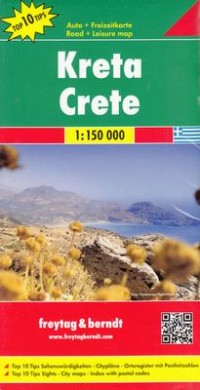 Kreta / Crete mapa (skala 1: 500 - okładka książki