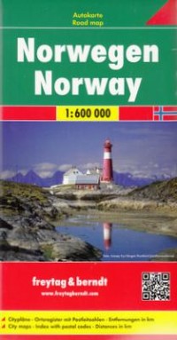 Norwegia mapa drogowa (skala 1: - okładka książki